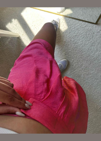 Жіночі малинові шорти No Brand (336544635)