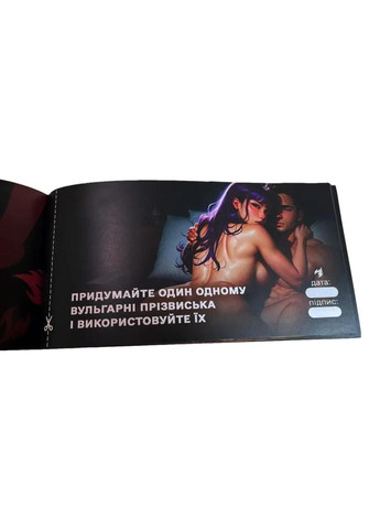 Чековая книга "Секс желаний Новый уровень" PLR-0002, 50 чеков No Brand (330606997)