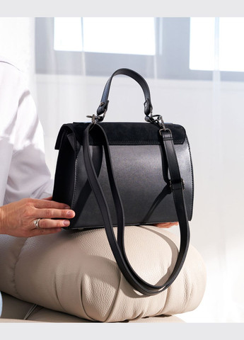 Сумка жіноча крос боді екошкіра (wel-15254) чорний WeLassie (341491801)