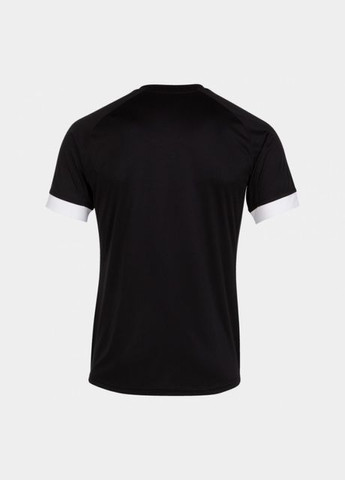 Чорна футболка футбольна supernova iii чорно-біла 102263.102 з коротким рукавом Joma