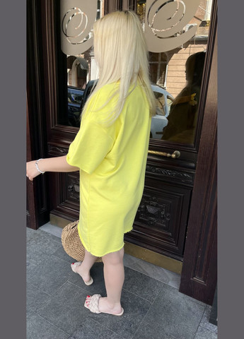 Желтое платье из турецкой петли пенье! не лохматится. не один год! No Brand