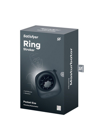 Мастурбатор Ring Stroker 12 режимів вібрації універсальний компактний чоловіча іграшка Satisfyer (322740458)