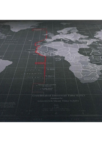 Килимок ігровий для миші та клавіатури Карта світу 80*30 см (КДМ-110-3) No Brand (371809875)