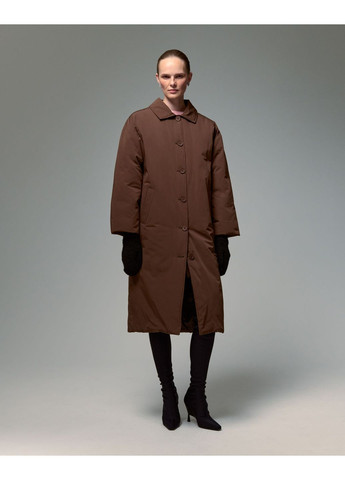 Коричневый демисезонный Пуховик JUL