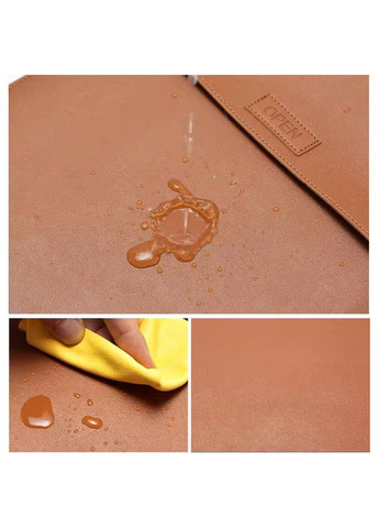 Чохол-папка-підставка 3 в 1 H2 для ноутбука з екошкіри, до 15" Brown VHG (334305140)