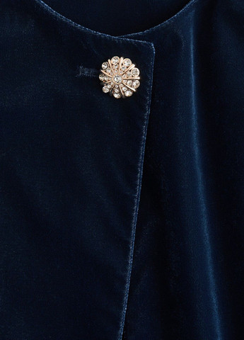 Темно-синя блузка H&M