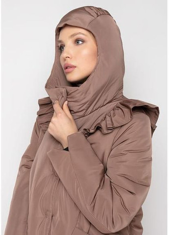 Біла куртка 1273m-cw молочний шоколад sam Samange