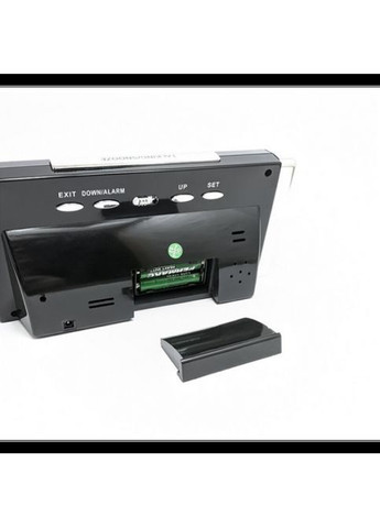 Електронний дротовий цифровий годинник VST 731 Зелена підсвітка No Brand (323486597)