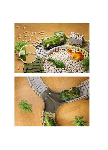 Конструктор Автомобильный трек Динопарк Tumama (366740609)