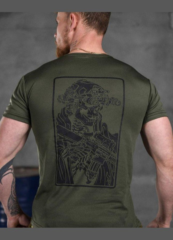 Тактическая потоотводящая футболка Odin олива welcome ВТ6580 2XL No Brand (287328027)