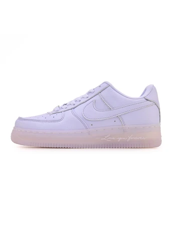 Фиолетовые летние кроссовки nike nocta x air force 1 love you forever palest purple найк аир форс фиолетовые No Brand