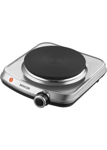 Плитка настільна SCP1506SS електрична, комф. - 1, 1.5Вт, управл - мех., нерж. сталь Sencor (365291292)