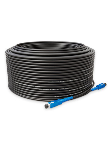 Патч-корд зовнішній самонесучий ADSS SC/UPC-SC/UPC Чорний HDPE, Singlemode G.652.D (SM), Simplex, 4,4мм - 300 м NanoConnect (299337814)