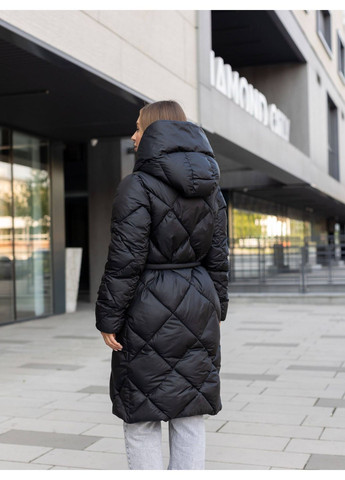 Черный зимний Пуховик Geran