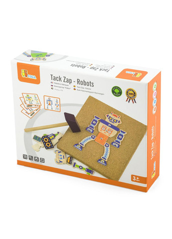 Набор для творчества Деревянная аппликация Робот (50335) Viga Toys (339783034)