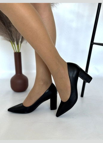 No Brand Элегантные женские туфли черный з искусственная кожа, — демисезон (302653459)