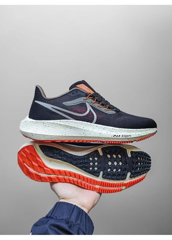 Чорні літні кросівки nike air zoom pegasus 40 dark blue найк аір зум No Brand