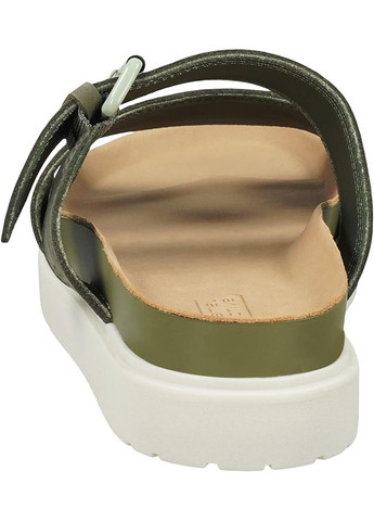 Хаки женские шлепанцы Camel Active