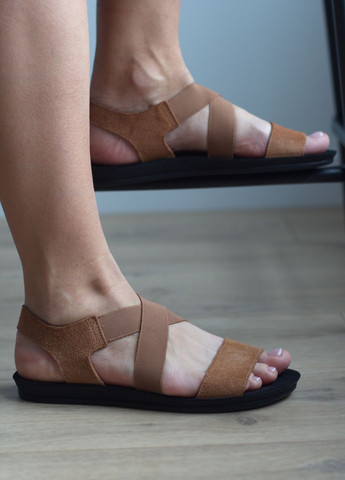 Босоніжки жіночі з натуральної замші на резинках Zlett 1914 (316114497)