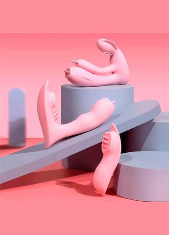 Двойной смарт-вибратор бабочка Love Spouse — Смарт вибраторы Drive No Brand (335862571)