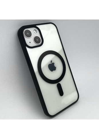 Чохол на 13 Acrylic Magsafe для Apple прозорий магнітний / бортик / Magnetic Black No Brand (369137046)