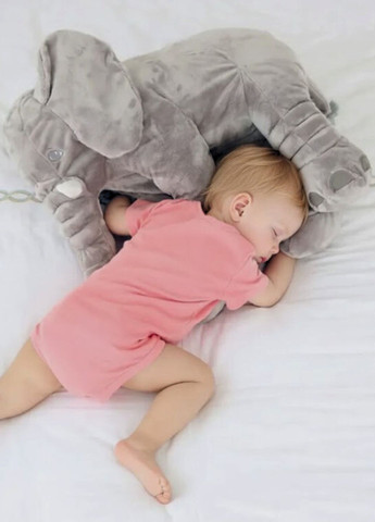 М'яка іграшка слон 60 см плюшева подушка антистрес для сну та обіймів My Kigu (370370674)