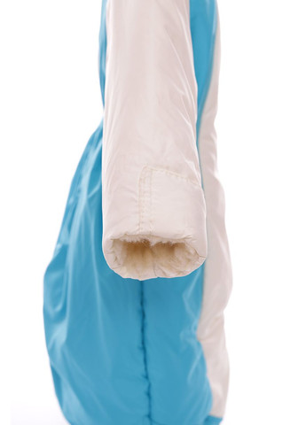 Комбінезон Трансформер для хлопчика на хутрі білий з бірюзовим 86 см (27510) BABYKROHA (297198999)