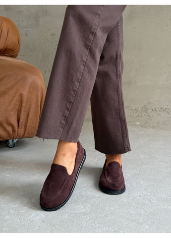 Замшеві Лофери з анатомічним носиком для широкої стопи Helen (355796333)