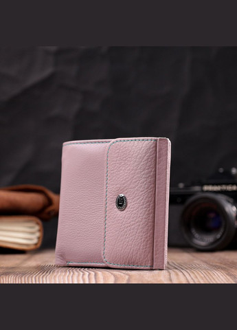 Женское портмоне с монетницей и магнитом двойного сложения бежевое (sku_19495) No Brand (328218555)