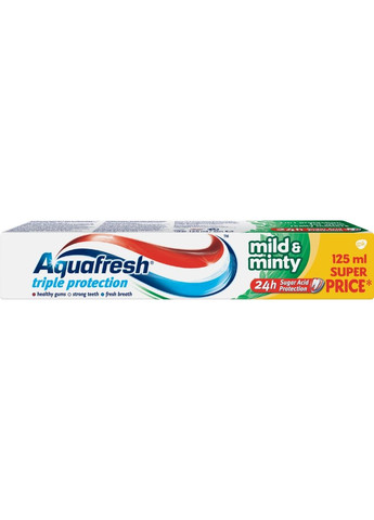 Зубна паста м'яко-м'ятна Mild&Minty 100ml (99024-100286) Aquafresh (368617657)