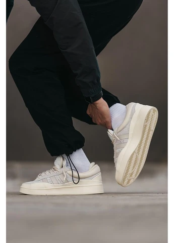 КРОССОВКИ ЖЕНСКИЕ ADIDAS CAMPUS X BBANNY BEIGE АДИДАС КАМПУС БЕЖЕВЫЕ No Brand бежевые демисезоны (392023721)