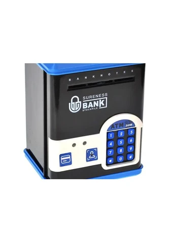 Дитяча скарбничка сейф WF 3015H(Blue) музика, світло, пароль, імітація відбитка YG Toys (379944450)