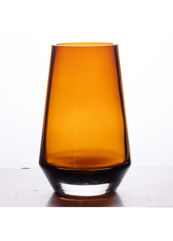 Ваза для цветов стеклянная Flower Season Botanica 22 см коричневая HP-10-26 No Brand (348467714)