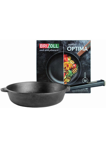 Сковорода Optima-Black 28 см Black (O2860-P1) Brizoll (314765856)