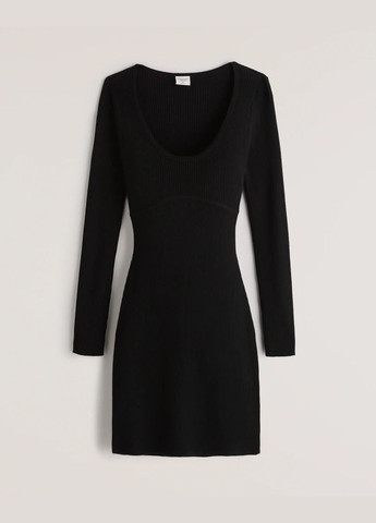 Чорний демісезонний сукня жіноча - сукня af9234w Abercrombie & Fitch