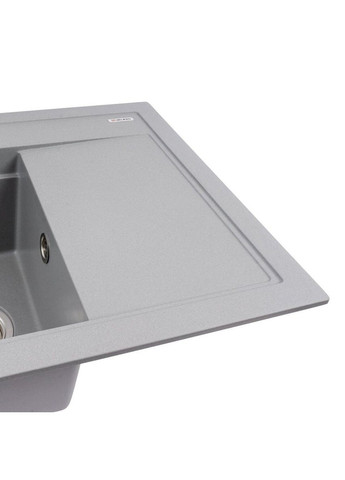 Гранитная мойка для кухни ATRUM 7950 матовая Серый металлик Valeso (365877824)