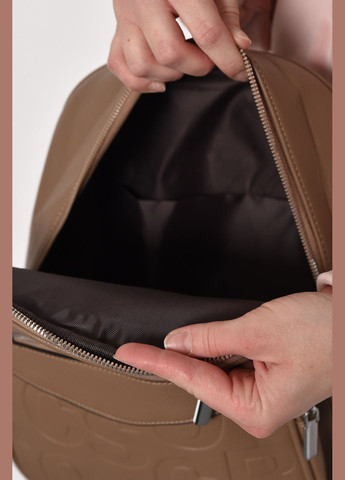 Рюкзак жіночий коричневого кольору Let's Shop (278761188)