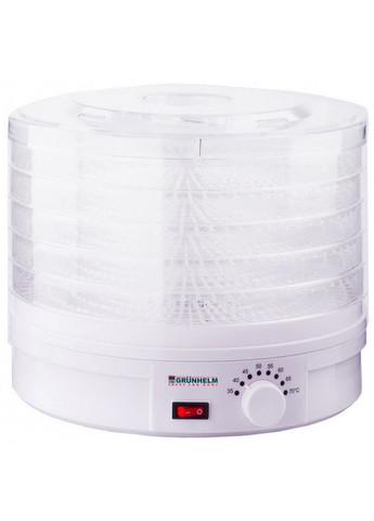 Сушилка для овощей и фруктов BY-1102 10л Электросушилка для продуктов 245Вт Белая Grunhelm (297993937)