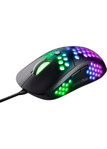 Ігрова мишка GXT 960 Graphine провідна, 10000 DPI, 6 кнопок, RGB, програмована, легка, чорна, USB, геймерська Trust (334848532)