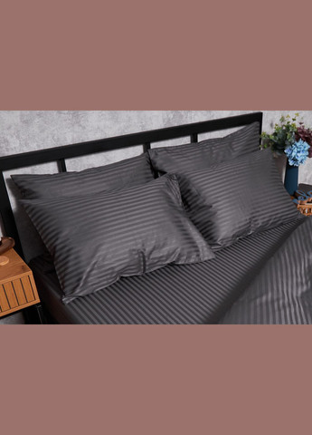 Набор наволочек Satin Stripe 40х40 2 шт (MS-840000396) Moon&Star Stripe Black (289715307)