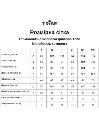 Комплект термобелья мужской зимний T-KA-0015-grey S Серый (4823132032772) Tribe (364359600)