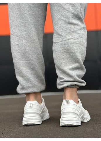 Белые демисезонные мужские кроссовки эко кожа белые Stilli демісезон