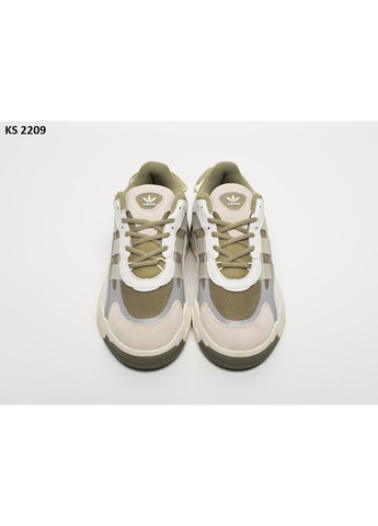 Комбіновані Осінні кросівки чоловічі adidas niteball ii адідас найтбол No Brand