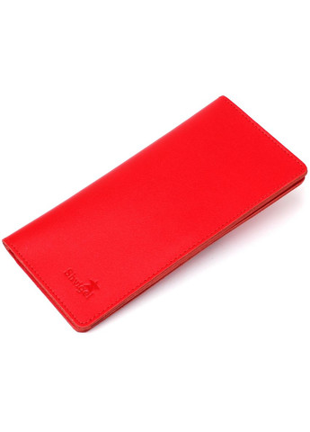 Вертикальне портмоне 13990 Червоне Shvigel (298568609)
