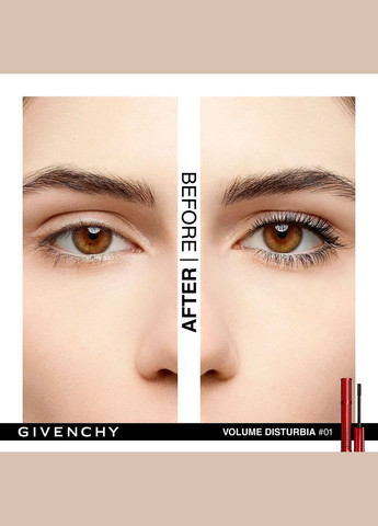 Туш для вій Volume Disturbia 01 — Black Disturbia, 4 мл — мініатюра Givenchy (311999462)