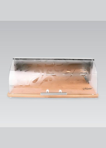 Хлібниця дерев'яна з пластиковою кришкою (MR-1670S) Maestro (334009650)