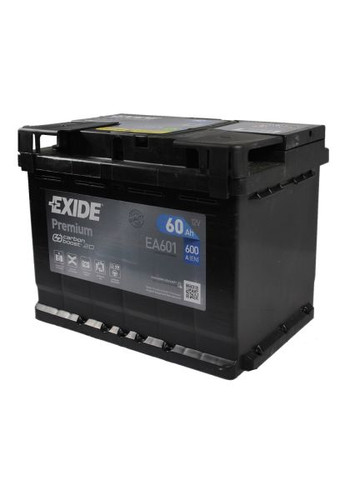 Акумулятор автомобільний (EA601) Exide PREMIUM 60A (369879009)