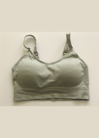 Женский топ в рубчик топик бюстгальтер No Brand (314931180)