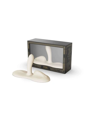 Sit-on-top смарт-вібратор – Flora Smart Vibrating Pad Ivory White, 9 моторів Zalo (322740189)