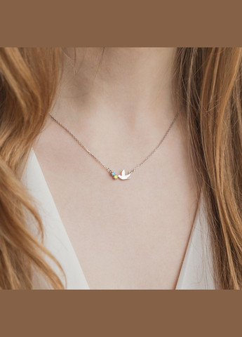 Серебряное кольцо с голубым кварцем и фианитами. Каштан (342334924)